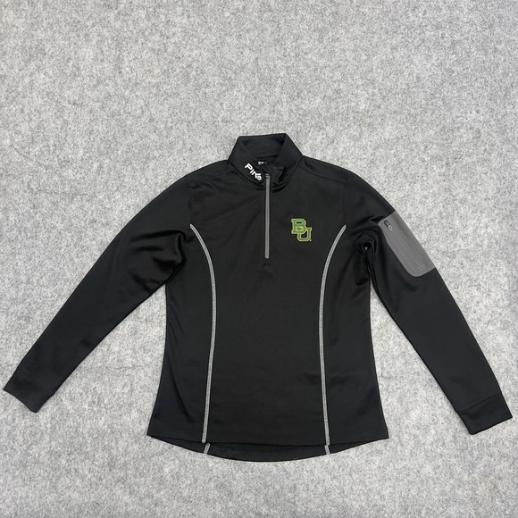 Ping Tops - Ping Sweatshirt Womens Small Black 1/4 Zip Pocket Performance‎ Baylor University